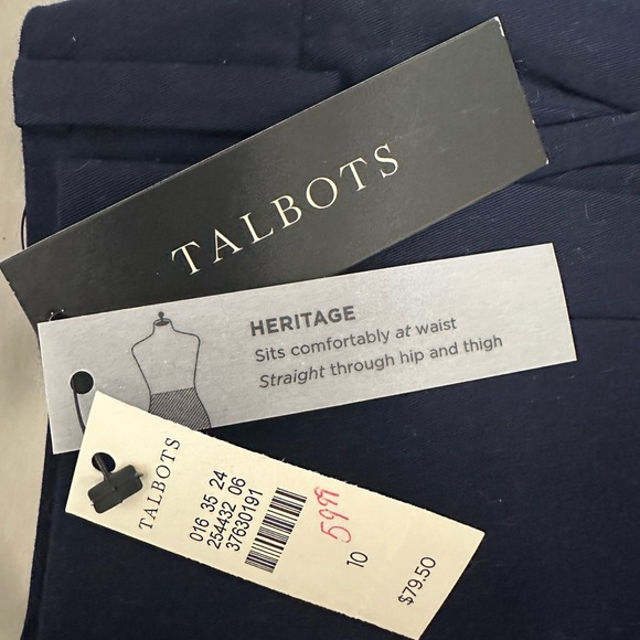 Navy Talbots Pants - Picture 2 of 2